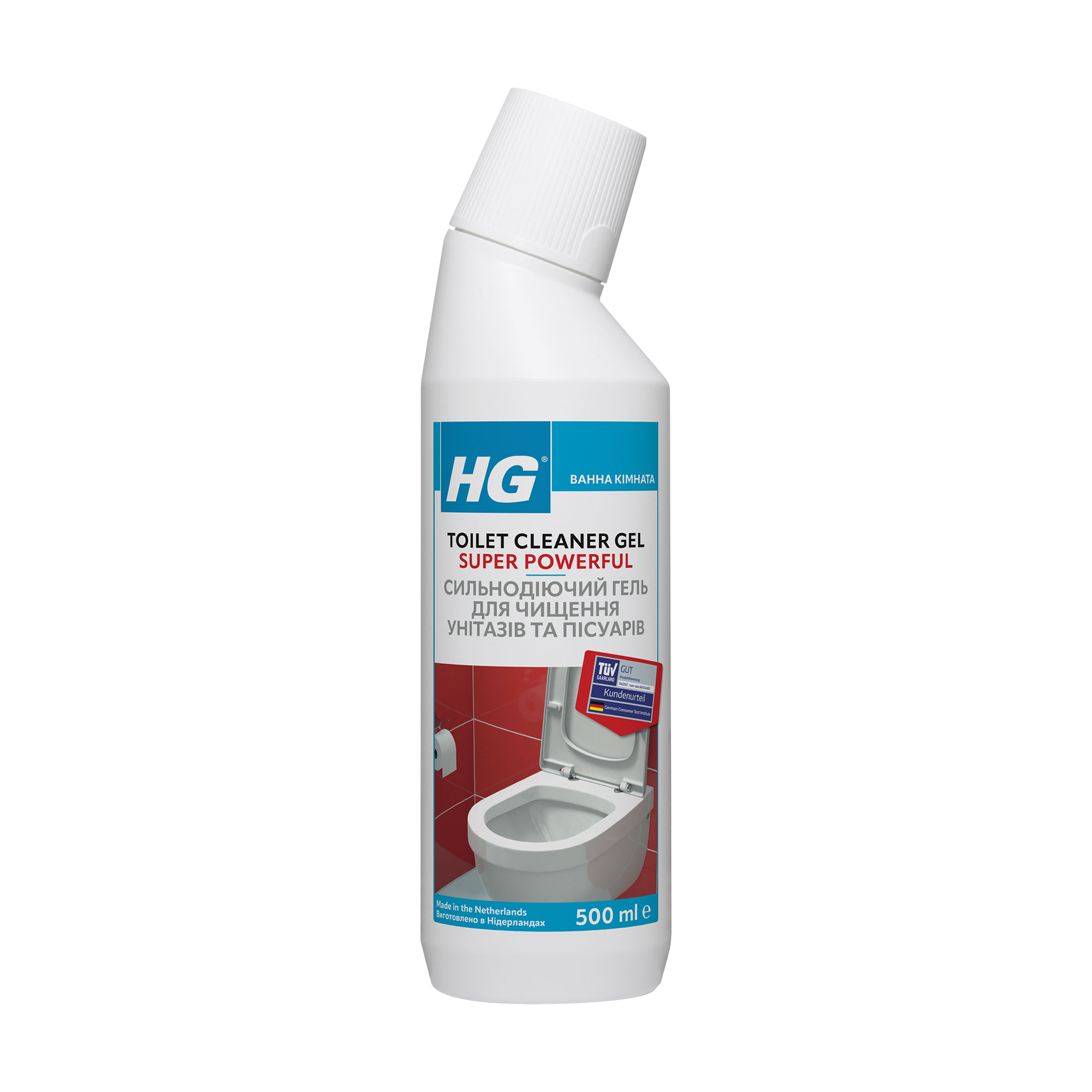 Сильнодіючий очищувальний гель для туалету HG Super Powerful Toilet Cleaner, 500 мл